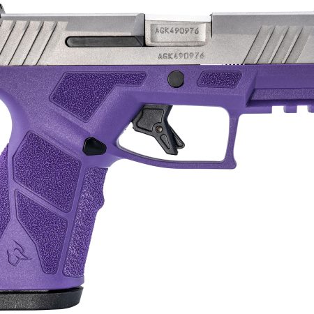 Taurus 1-GX2939DP GX2 9mm Luger 13+1 3.37" Matte Stainless Steel Barrel, Matte Serrated Stainless Steel Slide, Dark Purple Polymer Frame w/Picatinny Rail, Polymer Grip