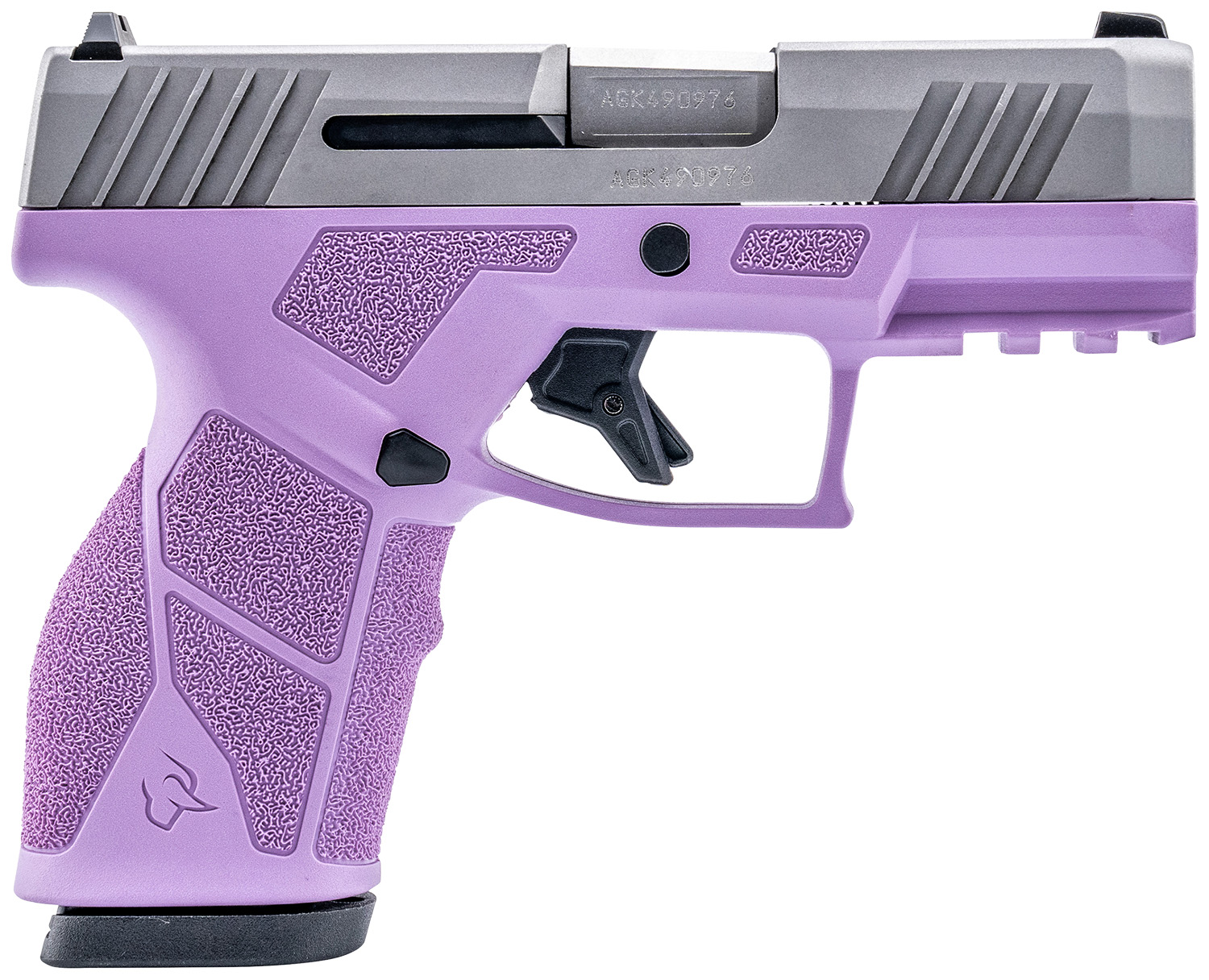 Taurus 1-GX2939LP GX2 9mm Luger 13+1 3.37" Matte Stainless Steel Barrel, Matte Serrated Stainless Steel Slide, Light Purple Polymer Frame w/Picatinny Rail, Polymer Grip