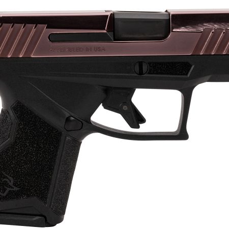 Taurus 1-GX4M931-RG GX4  Micro-Compact Frame 9mm Luger 13+1 3.06" Satin Black DLC Stainless Steel Barrel, Rose Gold PVD Serrated Alloy Steel Slide, Matte Black Stainless Steel Frame, Textured Grip