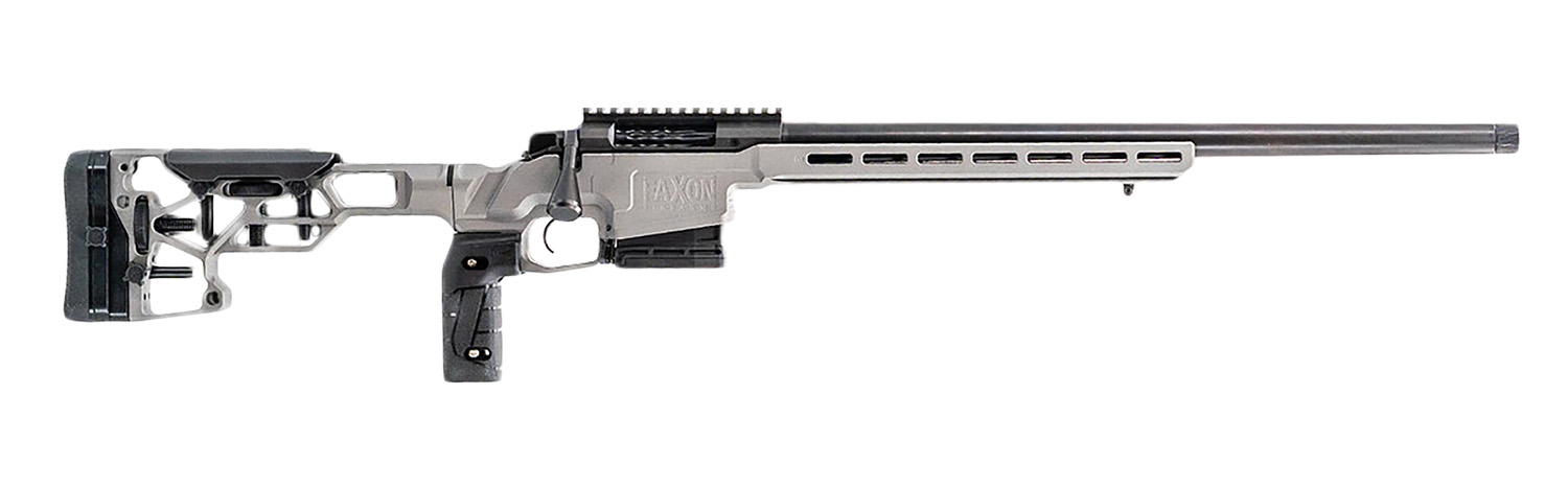 Faxon Firearms FX700SA308C01 FX7 308 Win 5+1 22" Salt Bath Nitride Recessed Target Crown Steel Barrel Light Grey Stock
