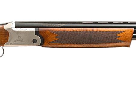 Gforce Arms GF52828 GF5 Filthy Pheasant Full Size 28 Gauge Break Open 3" 2rd 28" Black Over/Under Vent Rib Barrel, Nickel Plated Aluminum Receiver, Fixed Turkish Walnut Stock, 5 Chokes