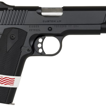 Kimber Mfg, Inc 3000500 Custom LW Liberty 45 ACP 7+1 5" Stainless Match Grade Barrel, KimPro Black Serrated Steel Slide, KimPro Black Aluminum Frame w/Beavertail, ANKA Grip