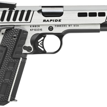 Kimber Mfg.,inc 3000421 Rapide Scorpius 9mm 9+1 5" Black KimPro II w/ Brush Polished Flats Stainless Steel Slide G10 Grip