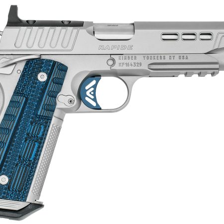 Kimber Mfg.,inc 3000455  Rapide ICE OR 9mm 9+1 5" Stepped Cocking Serrations Stainless Steel Slide G-10 Grip