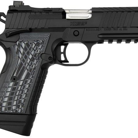 Kimber Mfg.,inc 3100014 KDS9C Rail 9mm 15+1 18+1 4.09" KimPro Black Front and Rear Serrations Stainless Steel G-10 Grip