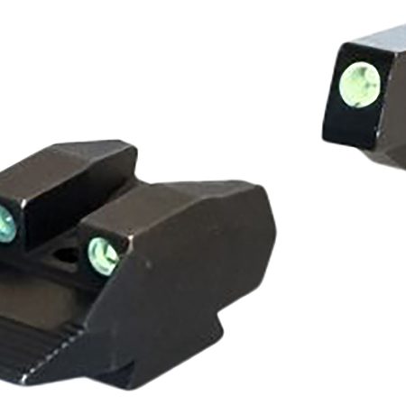Kimber Mfg.,inc ML11231 K6S Night Sight Set  Green/Tritium Black Outline Front Sight-Green/Tritium Black Outline Rear Sight