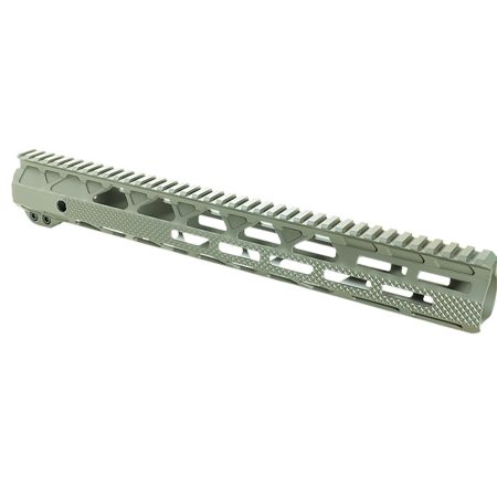 Timber Creek Outdoors G15HGS Greyman  Aluminum 15" M-LOK Handguard for AR-15