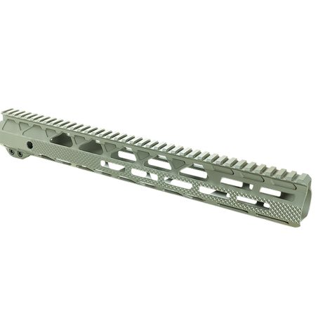 Timber Creek Outdoors G10HGS Greyman  Aluminum 10" M-LOK Handguard for AR-15