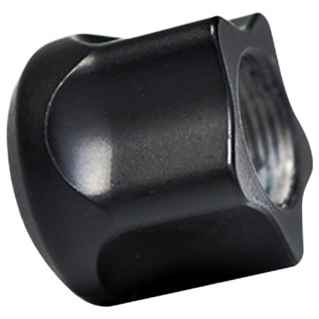 Timber Creek Outdoors 1/228TPBLC Thread Protector  Black Billet Aluminum 1/2"x28