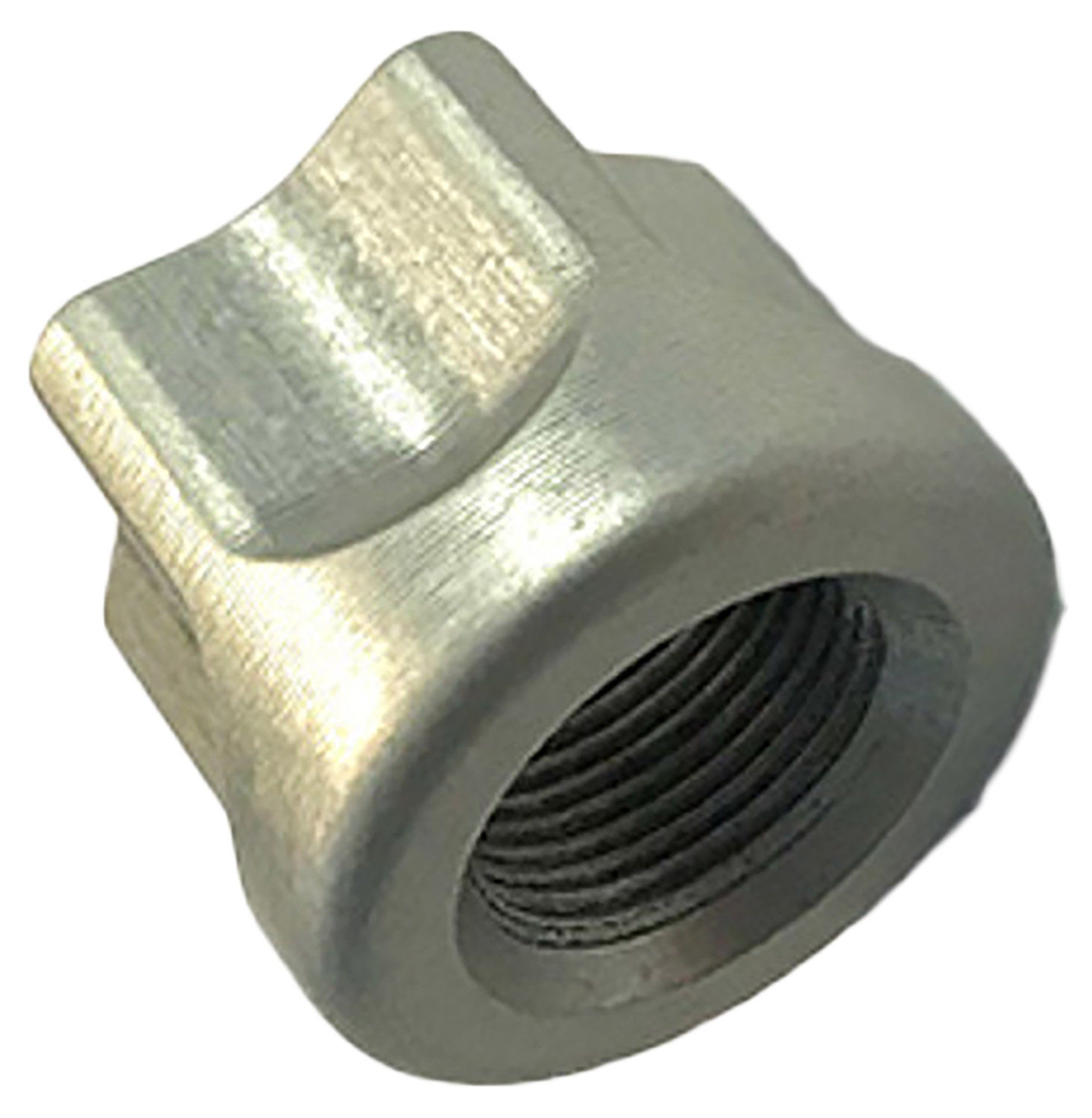 Timber Creek Outdoors 1/228TPS Thread Protector Silver Billet Aluminum 1/2-28