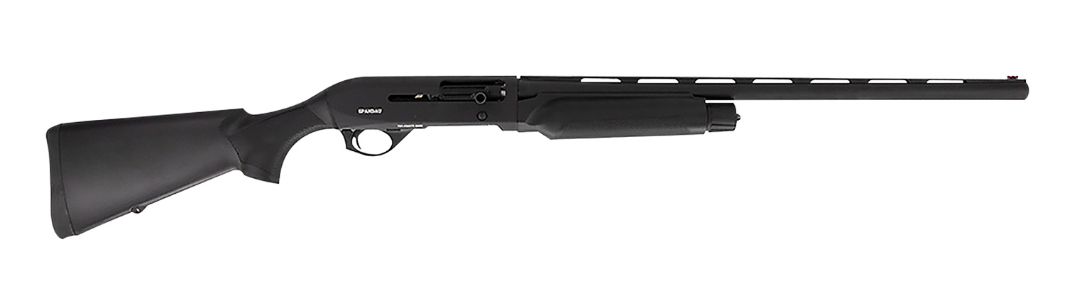 Spandau Arms 21000171 S2 Field Full Size 12 Gauge Semi-Auto 3" 3- 2.75" Shells 28" Black Vent Rib Barrel, Black Drilled & Tapped Receiver, Fixed Black Polymer Stock, Benelli Choke Tube System