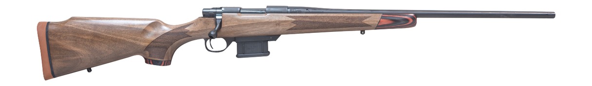 Howa HWH22ARCLUX 1500 Mini Action Full Size 22 ARC 5+1 22" Blued Threaded Barrel, Blued Stainless Steel Drilled & Tapped Receiver, Turkish Walnut Fixed Stock, Right Hand