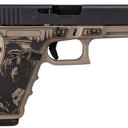 Glock UG2050204NKODAK G20 Gen4 Full Size Frame 15+1 4.61" Black Steel Barrel, Black Cerakote Steel Serrated Slide, Rose Gold w/Kodiak Polymer Frame w/Picatinny Rail, Ambidextrous