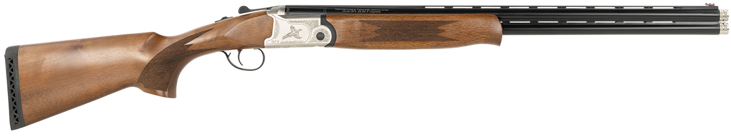 Gforce Arms GF41024Y Filthy Pheasant Youth 410 Gauge Break Open 3" 2rd 24" Over/Under Vent Rib Barrel, Engraved Nickel-Plated Receiver, Fixed Turkish Walnut Stock