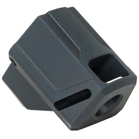 Faxon Firearms FFPACOMPDSS01 EXOS-515 Compensator for SIG Black 1/2"x28 Threads 1.40" OAL 9mm