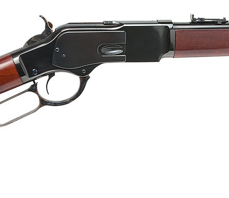 Cimarron CA2057AS1 1873 US Marshal Indian Territory Carbine 357 Mag 9+1 18.50" Blued Round Barrel, Fixed Walnut Stock