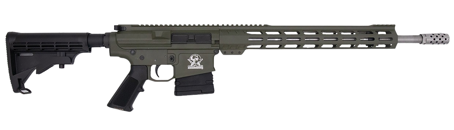 Great Lakes Firearms GL10308SSODG GLFA 308 Win 10+1 18" Stainless Threaded Barrel, OD Green Cerakote Picatinny Rail Aluminum Receiver, 6 Position Mil-Spec Black Synthetic Stock, Mil-spec Polymer Grip