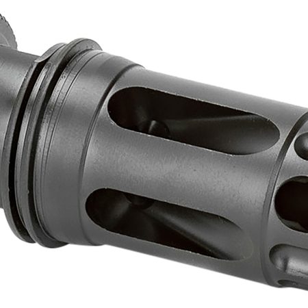 Griffin Armament DLFC30C5824 Dual-Lok Flash Comp 30/7.62mm Black QPQ Nitride 17-4 PH Stainless Steel 5/8"x24 Threads