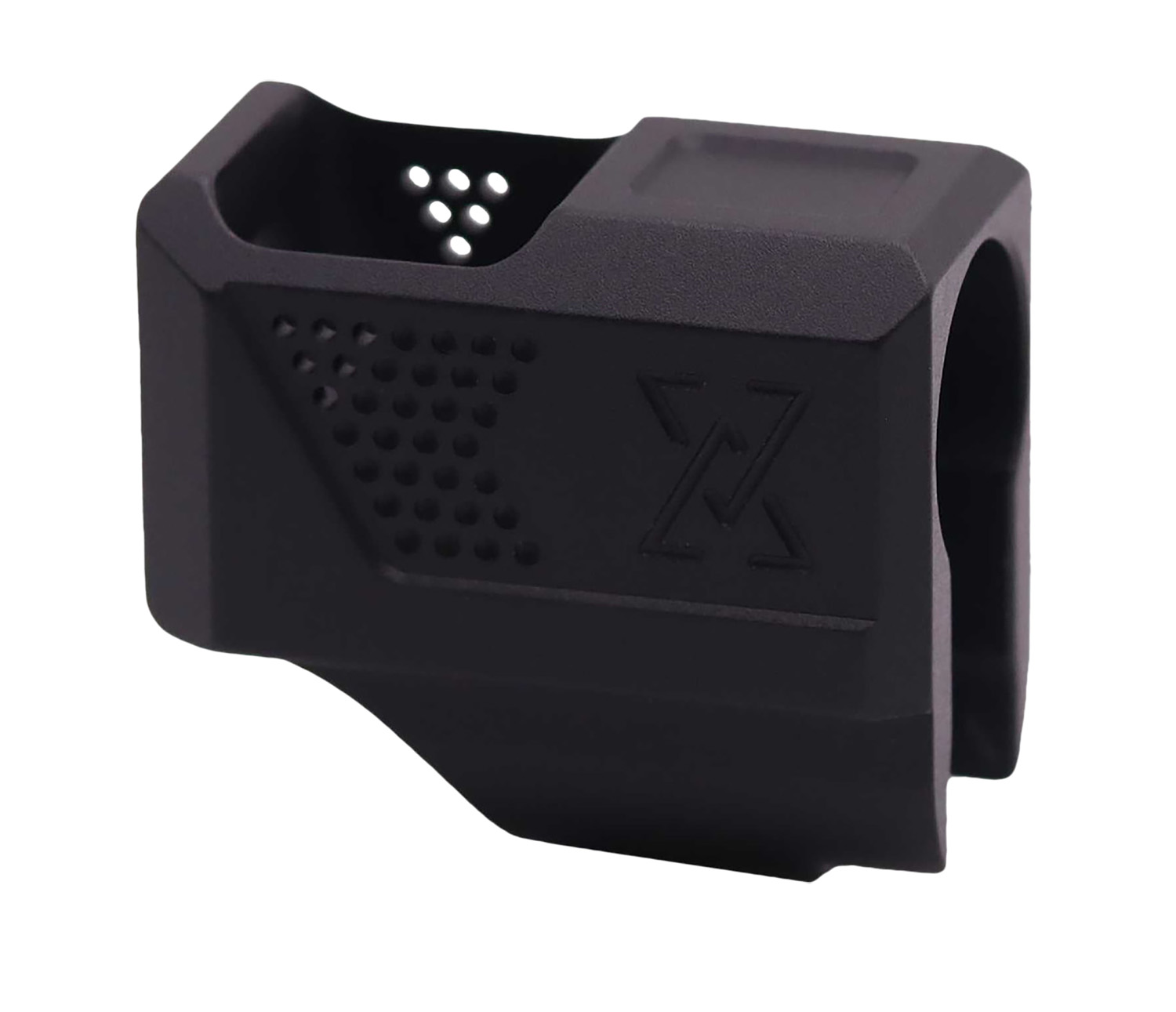 True Precision Inc TPP365CMPBL True-Lock Ultimate Compensator Black Type 3 Hard Anodize 7075 T6 Aluminum Compatible w/ Sig P365/Micro/SAS