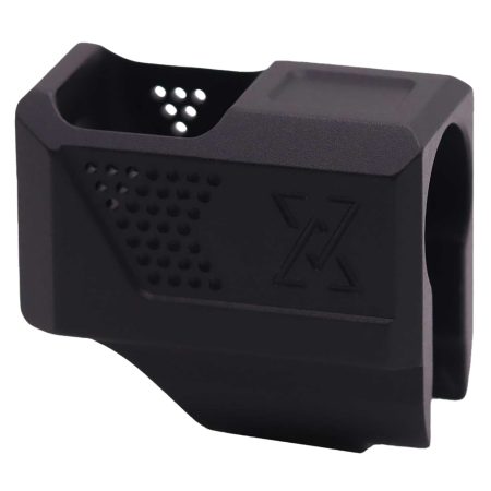 True Precision Inc TPSH9CMPBL True-Lock Ultimate Compensator Black Type 3 Hard Anodize 7075 T6 Aluminum Compatible w/ S&W M&P Shield