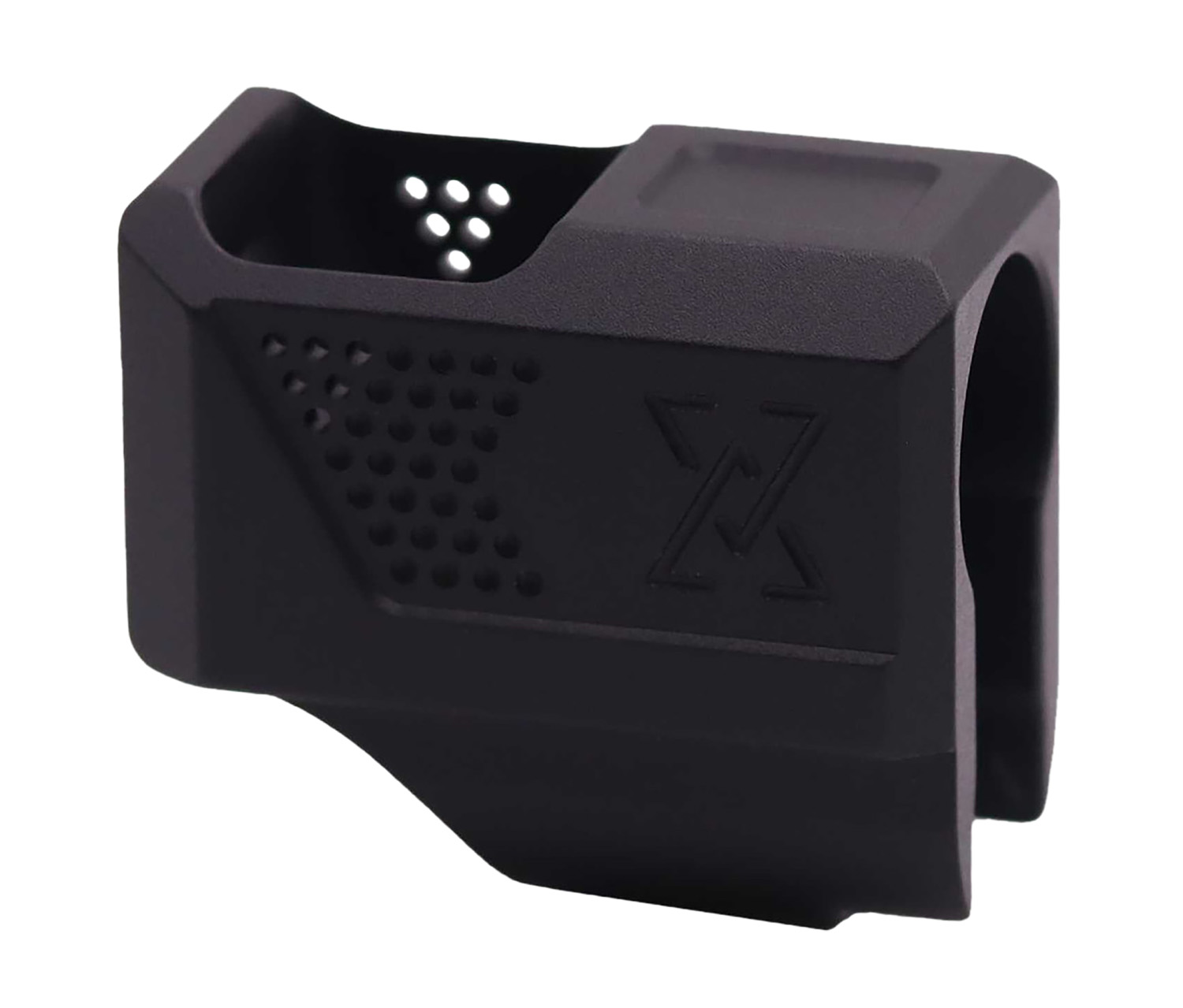 True Precision Inc TPSH9CMPBL True-Lock Ultimate Compensator Black Type 3 Hard Anodize 7075 T6 Aluminum Compatible w/ S&W M&P Shield