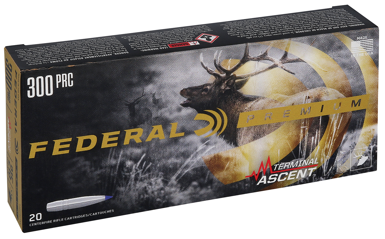 Federal P300PRCTA3 Premium 300PRC 210gr Terminal Ascent 20 Per Box/10 Case