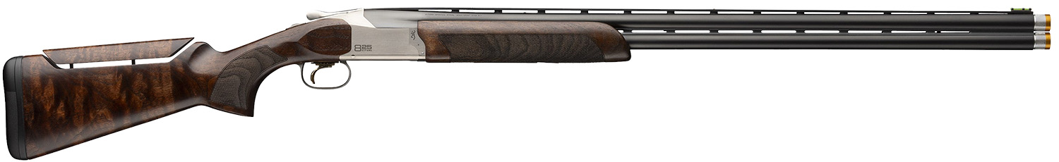 Browning 0183233003 Citori 825 Sporting 12 Gauge Break Open 3" 2rd 30" Polished Blued Over/Under Vent Rib Barrel, Silver Nitride Stainless Steel Receiver, Adjustable Comb Black Walnut Stock