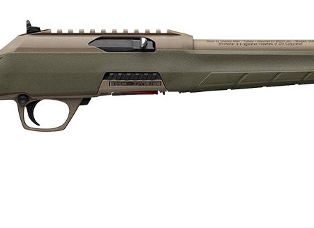 Winchester Repeating Arms 521158102 Wildcat SR 22 LR 10+1 16.50" Flat Dark Earth Button Rifled Barrel, Flat Dark Earth Picatinny Rail Polymer Receiver, Adj Cheek Piece & LOP OD Green Synthetic Stock