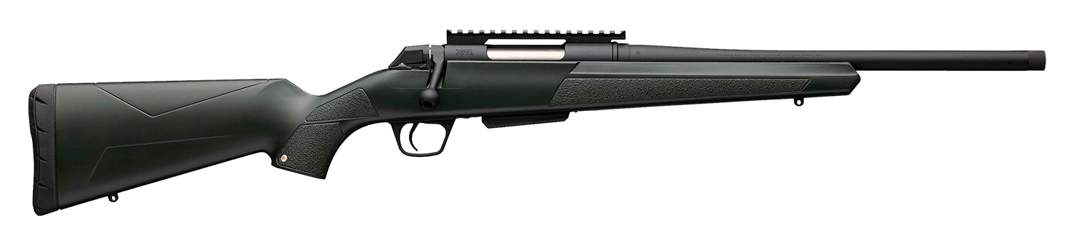 Winchester Repeating Arms 5357572002 XPR 400 Legend 3+1 16.50" Perma-Cote Matte Threaded Barrel, Perma-Cote Matte Picatinny Rail Steel Receiver, Fixed Green Polymer Stock
