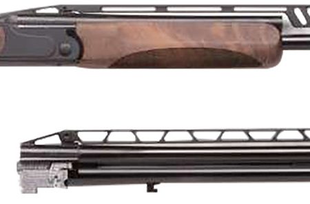 Charles Daly 930410 202 Unsingle Combo 12 Gauge Break Open 2.75" 2rd 32" Black Over/Under Vent Rib Barrel, Black Steel Receiver, Adj Cheek Riser Walnut Wood Stock