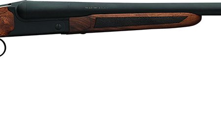 Charles Daly 930387 500 Coach 20 Gauge Break Open 3" 2rd 26" Black Side By Side Barrel, Steel Receiver, Fixed w/Pistol Grip Checkered Walnut Stock