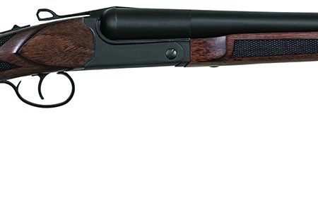 Charles Daly 930391 500 Coach 20 Gauge Break Open 3" 2rd 20" Black Side By Side Barrel, Steel Receiver, Fixed w/Pistol Grip Checkered Walnut Walnut Stock