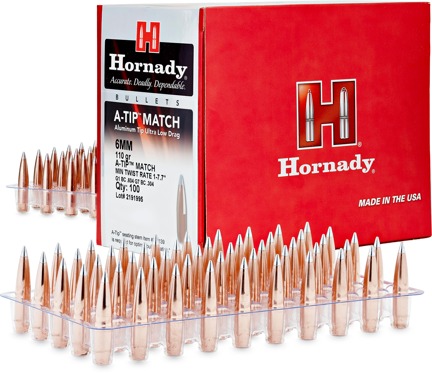 Hornady 261792 6.5mm .264 135gr A-Tip Match 500 Per Box/6 Case