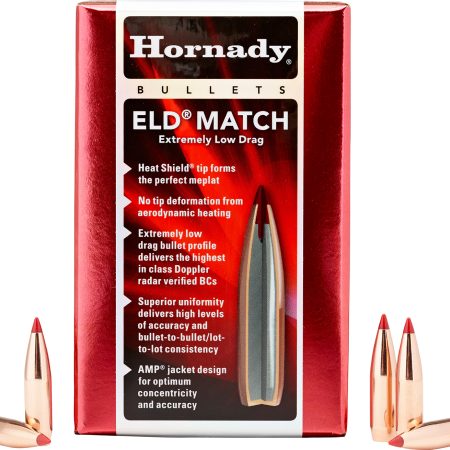 Hornady 263311 6.5mm .264 140gr Extremely Low Drag-Match 500 Per Box/6 Case