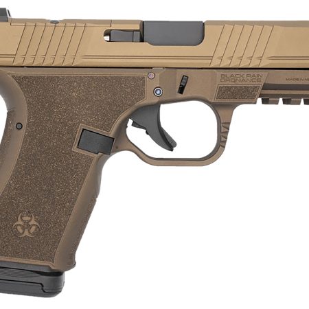 Black Rain Ordnance FL9MMMBBBRNZ   Compact Frame 9mm 15+1 4" Stainless Steel Slide