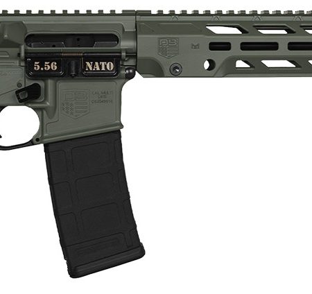 Diamondback DB1784K791 DB15 Obsidian 5.56 NATO 30+1 16" Black Nitride Threaded Barrel, Jungle Green Cerakote Picatinny Rail Aluminum Receiver, Magpul CTR Black Synthetic Stock & Magpul MOE K2 Grip