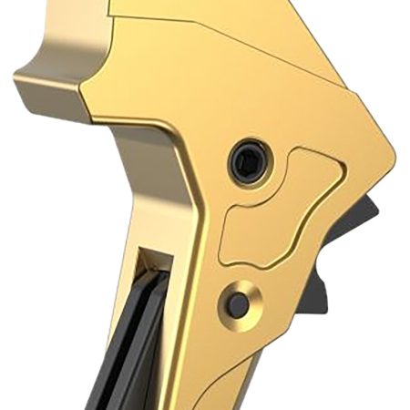 Tyrant CNC TDMPTRIGFSCGOLD/BLK Gold Fits S&W M&P Full-Size & Compact