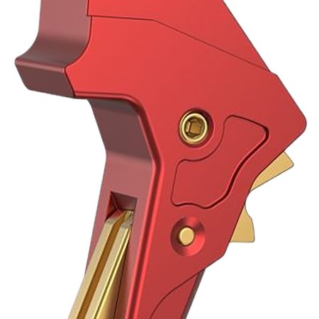 Tyrant CNC TDMPTRIGFSCRED/GOLD Red Fits S&W M&P Full-Size & Compact