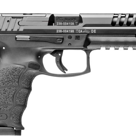 HK 81001157 VP9L  9mm Luger 15+1 5" Black Polygonal Rifled Barrel, Long/Lightening Cuts/Optic Cut Steel Slide, Polymer Frame w/Picatinny Rail, Black Interchangeable Backstrap Grip