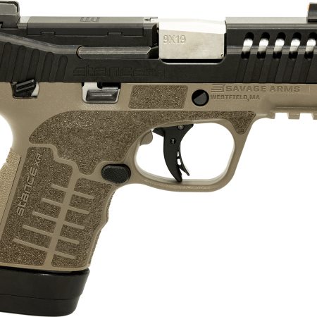 Savage Arms 67065 Stance XR 9mm 13+1 3.20" Natural Black Nitride Ported Stainless Steel Slide FDE Glass Filled Nylon Grip Ambidextrous