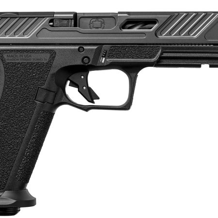 Shadow Systems SS2240CA DR920P Elite 9mm 10+1 Black Black Nitride Optic Cut/Serrated/Window Cut Stainless Steel Slide Black Black Interchangeable Backstrap Grip *CA Compliant