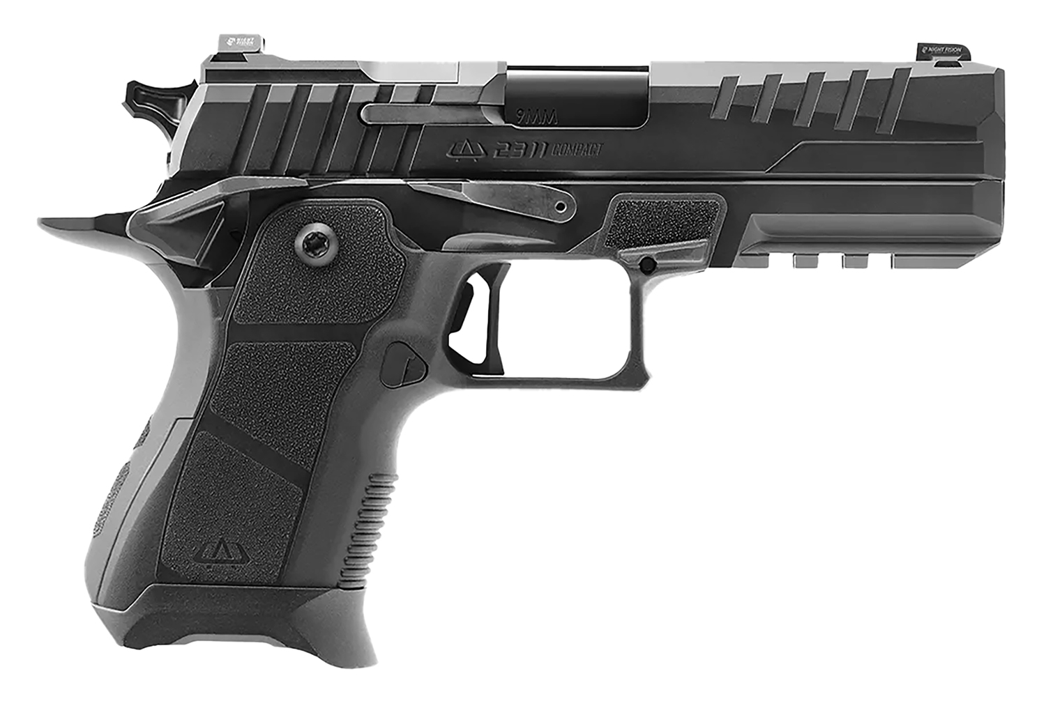 Oa Defense OA2311CMPTKITBLKSTD15 2311 Compact 9x19 15rd 4.25" Black DLC Black Optic Ready 17-4 Stainless Steel Slide Black Polymer Grip Ambidextrous