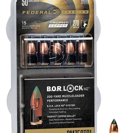 Federal PMZ50TC1 Trophy  50Cal 270gr Trophy Copper 15/Box
