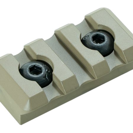 Timber Creek Outdoors M3SPRFDE M-LOK 3 Slot Picatinny Rail  FDE Aluminum Fits AR-Platform