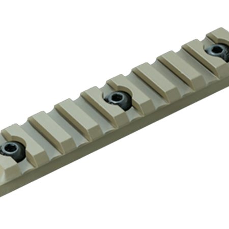 Timber Creek Outdoors M9SPRFDE M-LOK 9 Slot Picatinny Rail  FDE Aluminum Fits AR-Platform
