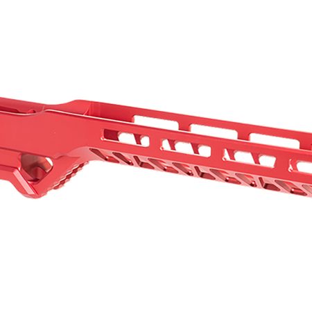 Timber Creek Outdoors ERCR7SAR Enforcer Rifle Chassis Red Aluminum SA Rem700 Action Right