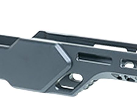 Timber Creek Outdoors ERC1022BL Enforcer Rifle Chassis Black Aluminum Fits Ruger 10/22 Compatible w/ MSR Buffer Tubes