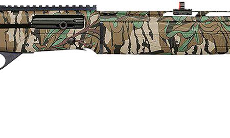 Mossberg 75810 SA-410 Tactical 410 Gauge Semi-Auto 3" 4+1 22" Mossy Oak Greenleaf Vent Rib Barrel, Mossy Oak Greenleaf Picatinny Rail Receiver, Fixed w/Pistol Grip Synthetic Stock