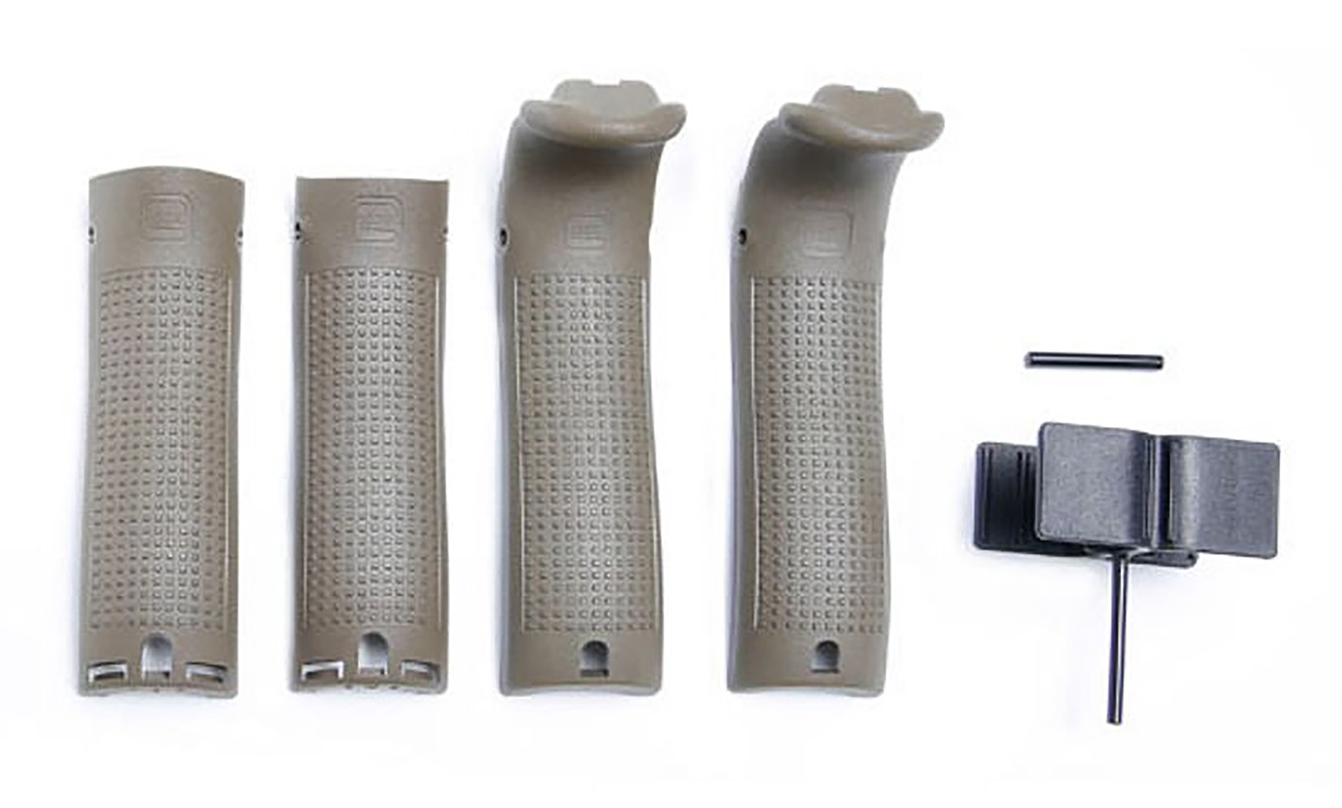 Glock 30951 Backstrap/Beavertail Set Compatible w/ Glock 17/22/34/35 OD Green Polymer