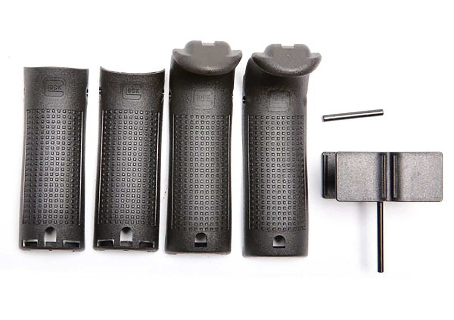 Glock 30820 Backstrap/Beavertail Set Black Polymer